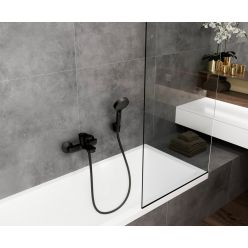 Смеситель Hansgrohe Vernis Blend для ванны, черный 71440670