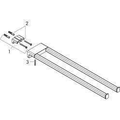 Полотенцедержатель Hansgrohe AddStoris, 41770000