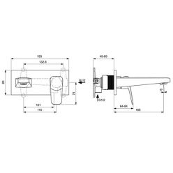 Cмеситель для умывальника Ideal Standard CERAPLAN, BD244AA