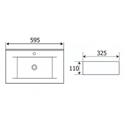 Раковина Roxen Deco 475х475х145, 570030