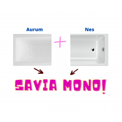 Акриловая ванна Excellent Savia Mono 170x75 без ножек, WAEC.PR14.170.75WH