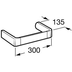 Полотенцедержатель 300 мм Roca Select, 816314001