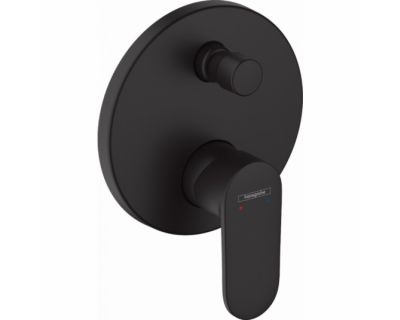 Смеситель для ванны с душем Hansgrohe Vernis Blend, матовый черный 71467670 
