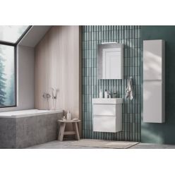 Зеркальный шкаф Roca Oleta 50 857643806 с подсветкой, левый