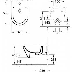 Биде подвесное Laufen Pro 8309520003021