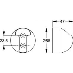 Держатель лейки Ideal Standard IdealRain B9467AA	