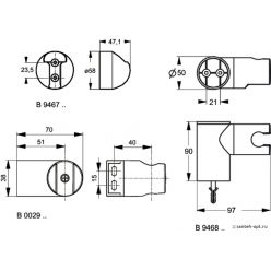 Держатель для лейки IdealRain B9468AA