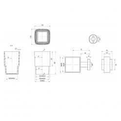 Держатель для стакана Villeroy&Boch Elements, TVA15201900061