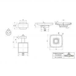 Мыльница Villeroy&Boch Elements, TVA15202000061