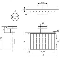 Корзинка для мыла Villeroy&Boch Elements, TVA15200800061