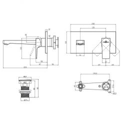 Смеситель для ванной Villeroy Boch Classic, TVW10111211061