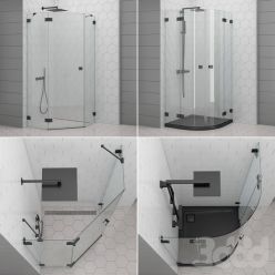 Душевой уголок Radaway Essenza New Pro PTJ 100x90 [10100000-01-01R + 10100900-01-01] правая дверь