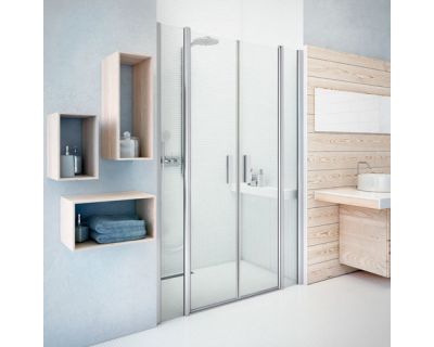 Душевая дверь Roth Tower Line TDN2 140 см, хром/прозрачное стекло, 721-1400000-00-02