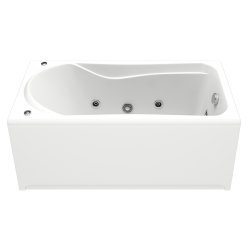 Акриловая ванна BAS Бриз 150x75 на каркасе с Г/М оборудованием, ВГ00032