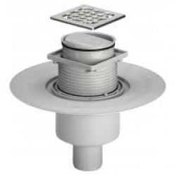 Трап водосточный Pestan Vertical DRY1 100х100 нержавеющая сталь с рамкой, 13000069