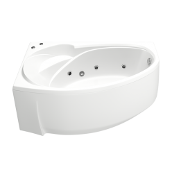 Акриловая ванна BAS Фэнтази 150х88 левая/правая на каркасе с Г/М оборудованием, ВГ00254/ВГ00306