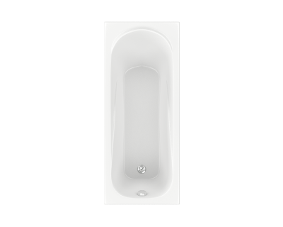 Акриловая ванна BAS ТОЛЕДО 170x75 на каркасе с сифоном, В 00035