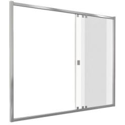 Душевая шторка на ванну Good Door SCREEN WTW-150-G-CH, 150x140 см, матовое стекло