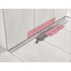 Решетка для сифона TECEdrainprofile 90 см с цветным PVD покрытием, глянец красный позолоченный, 670913