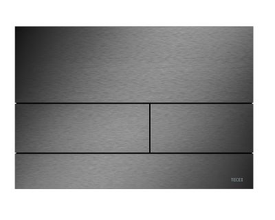 Металлическая панель смыва унитаза TECEsquare II 9240837 с цветным PVD покрытием, глянец, черный хром