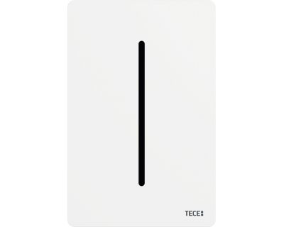Электронная смывная клавиша для писсуара TECEfilo-Solid, питание от сети 230 В белый матовый, 9242036
