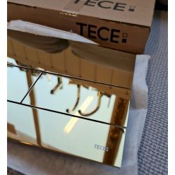 Металлическая панель смыва унитаза TECEsquare II 9240839 с цветным PVD покрытием, глянец позолоченный