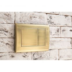 Смывная клавиша TECEplanus 9240366, состаренная латунь