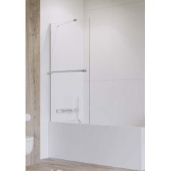 Душевая шторка на ванну Radaway Idea PNJ 70, 10001070-01-01W с полотенцедержателем