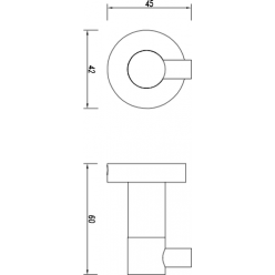 Kрючок Omnires Modern, MP60110GL золото