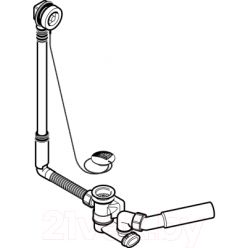 Слив-перелив с пробкой на цепочке Geberit 150.017.00.1
