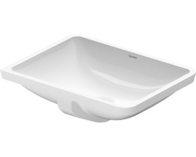 Умывальник Duravit Starck 3 0305490000, встраиваемый снизу 49x40 см с переливом