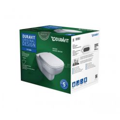 Подвесной унитаз Duravit D-Code (с крышкой SoftClose) 45350900A1
