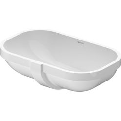 Умывальник Duravit D-Code 0338490000, встраиваемый снизу 49,5x29 см с переливом