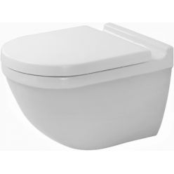 Подвесной унитаз Duravit Starck 3 Rimless (с крышкой SoftClose) 45270900A1