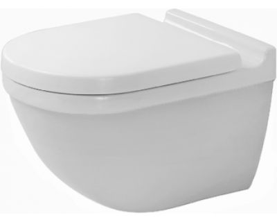 Подвесной унитаз Duravit Starck 3 Rimless (с крышкой SoftClose) 45270900A1