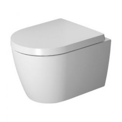 Подвесной унитаз Duravit Me by Starck Rimless (с крышкой SoftClose) 45300900A1 укороченный