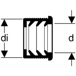 Резиновая манжета для отводов и сифонов Geberit 152.689.00.1, d 50/32 мм