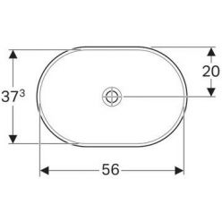 Умывальник Geberit VariForm 60x40 см (500.730.01.2)