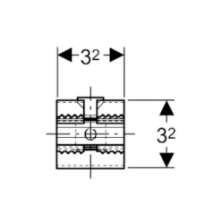 Соединитель быстрого монтажа для профиля Geberit GIS, 461.200.00.1