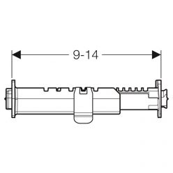 Соединительный элемент раздвижной Geberit GIS, 461.003.00.1