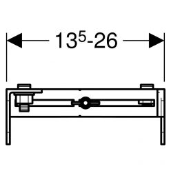 Элемент крепления к стене Geberit GIS, 461.015.00.1