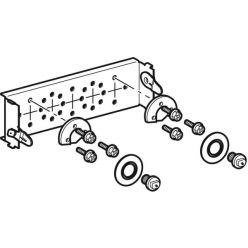 Траверса Geberit GIS для настенного смесителя наружного монтажа, 153 см, на два повода воды, 461.038.00.1