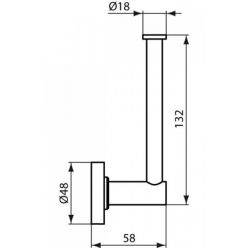 Держатель для запасного рулона Ideal Standard IOM A9132AA