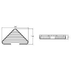   Полочка угловая Ideal Standard IOM A9105AA