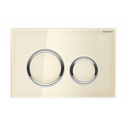 Смывная клавиша Geberit Sigma21 115.884.TG.1, двойной смыв, песочное стекло