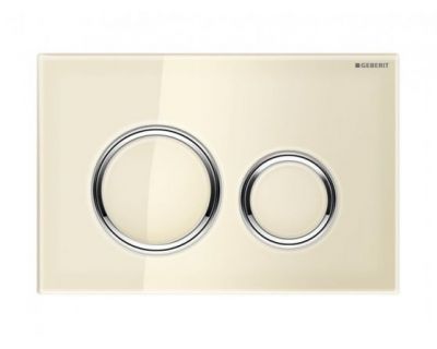 Смывная клавиша Geberit Sigma21 115.884.TG.1, двойной смыв, песочное стекло