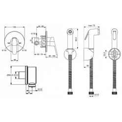 Гигиенический душ Ideal Standard Idealspray Eco B0595AA