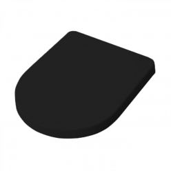 Сиденье V-Tondo толстое быстросъемное Soft Close [A0301-004], черный матовый