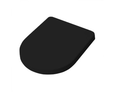 Сиденье V-Tondo толстое быстросъемное Soft Close [A0301-004], черный матовый