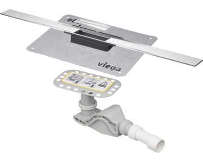 Душевой лоток VIEGA Advantix Cleviva, 1000 мм, 794477 с вкладкой Advantix Visign C1